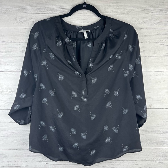 Women’s Joie Yareli Blouse in Caviar. - Picture 1 of 7